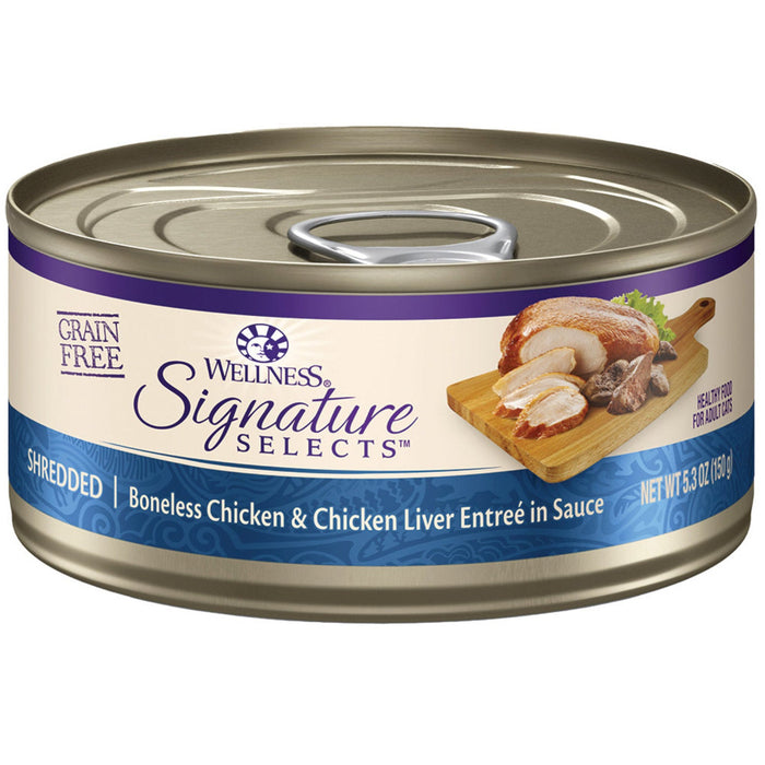 Wellness Cat Grain-Free Chicken & Turkey Lovers Pate Case of 12 - 3 oz Trays