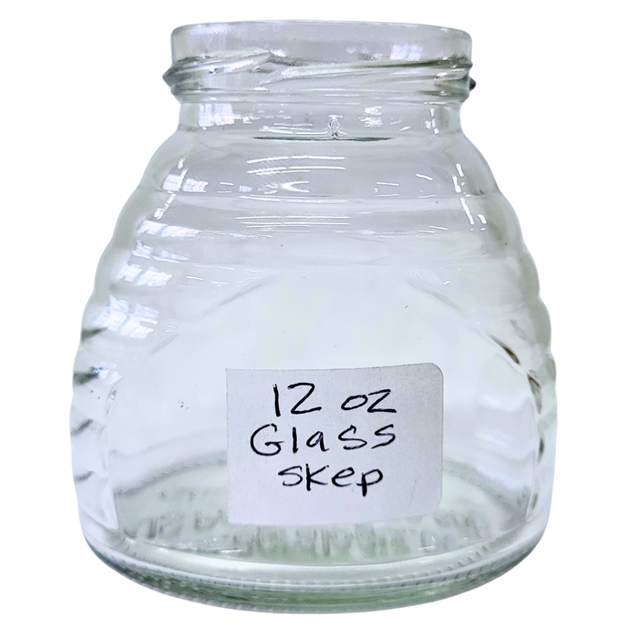 12 oz Glass Skep Jars