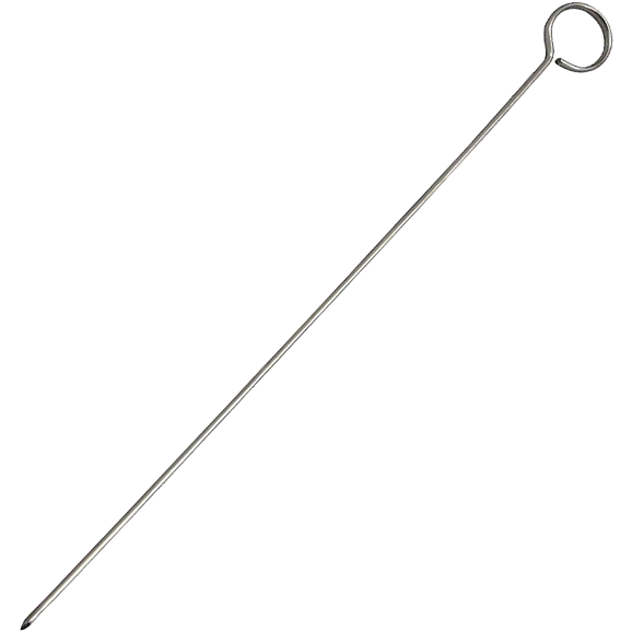 12" Stainless Steel Oval Skewers 12-pk