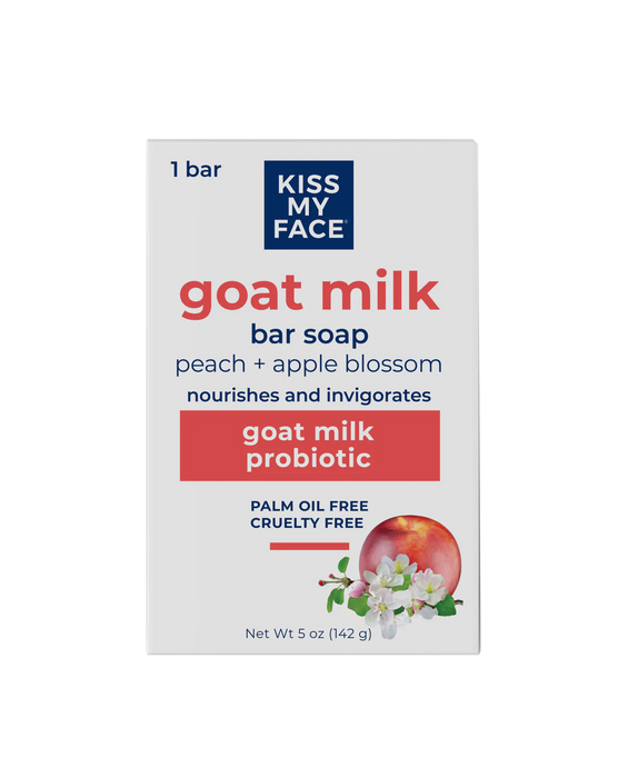 Kiss My Face Goat Milk & Papaya Brightening Soap - 5 Oz