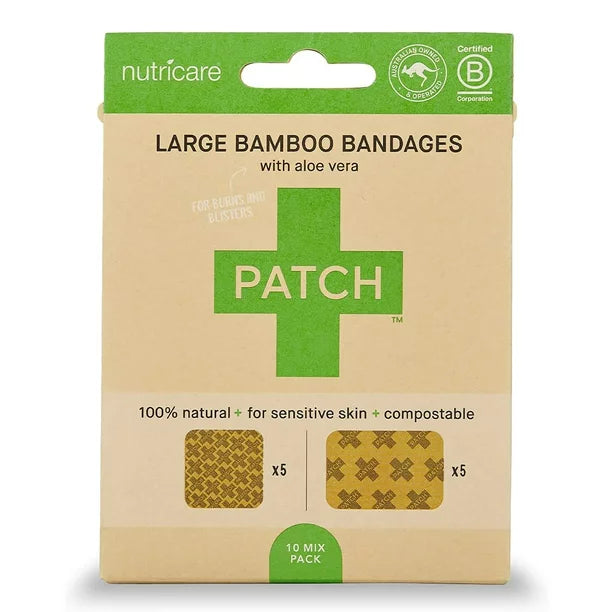 Patch Bamboo Aloe Vera Adhesive  Bandages - 50 Ct (Case of 5)