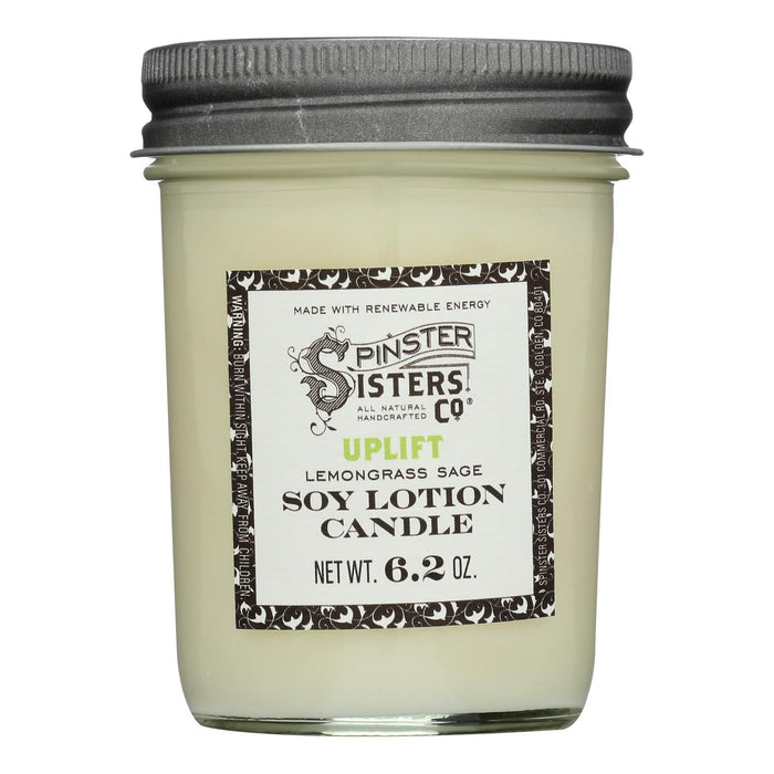 Spinster Sisters Co. Uplift Body Lotion Candle Case of 4, 6.2 Oz.