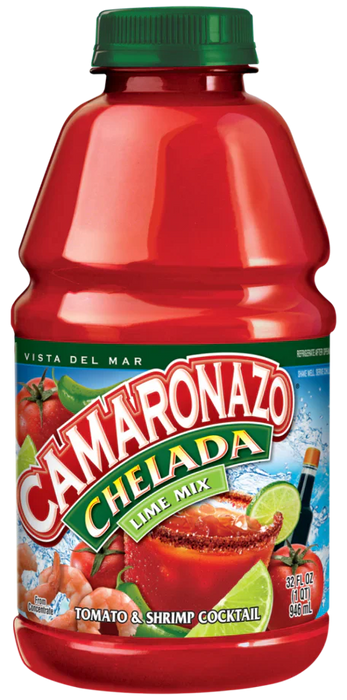 Camaronazo Chelada Lime Cocktail Juice 32 oz
