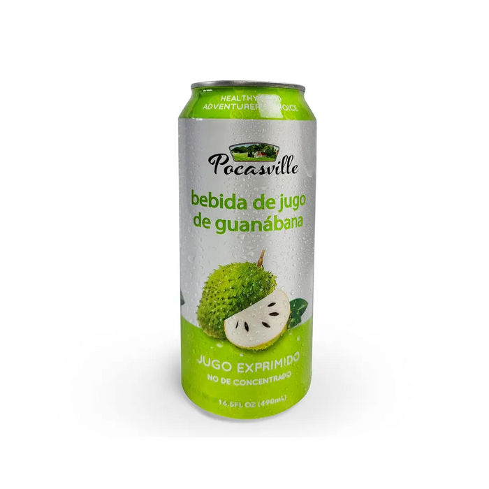 Pocasville Soursop/Guanabana Juice Drink  (30% Fruit Juice) 16.5 oz
