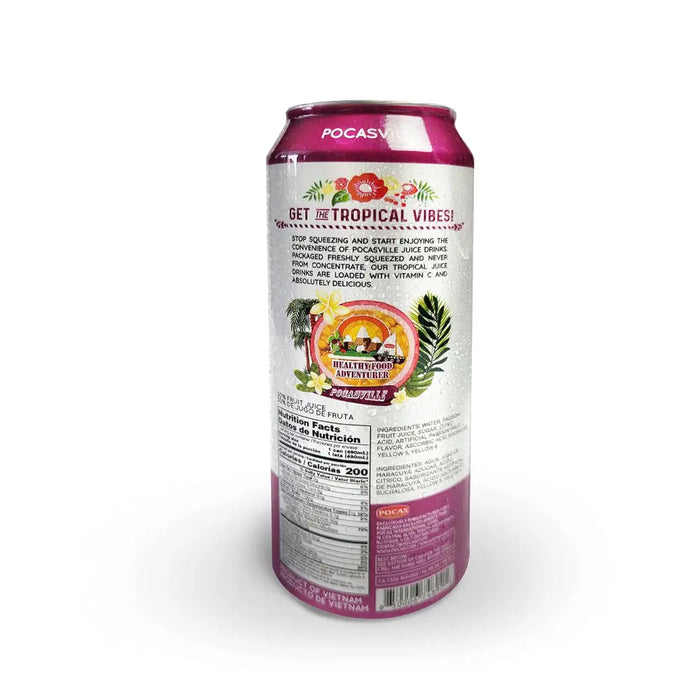 Pocasville Passion Fruit/Maracuya Juice Drink  (30% Fruit Juice) 16.5 oz