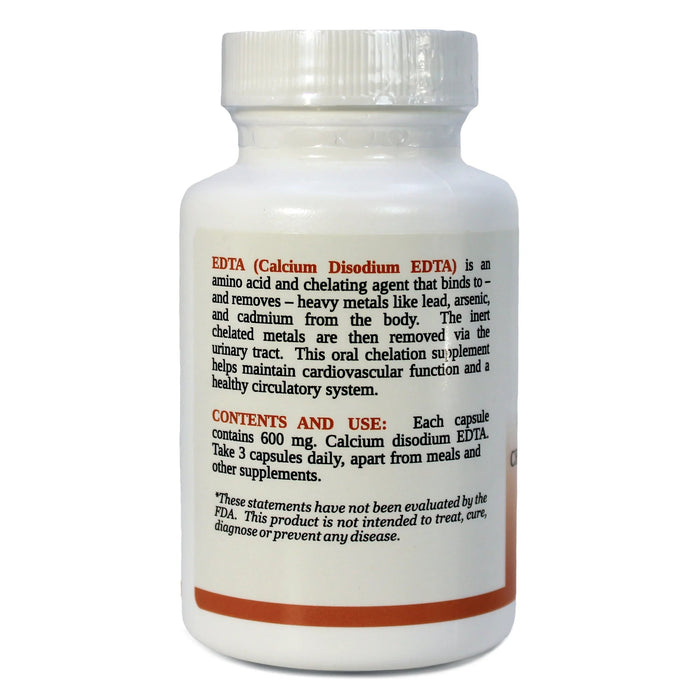 Arizona Natural Resource Calcium Disodium EDTA - 600mg - 100 Capsules