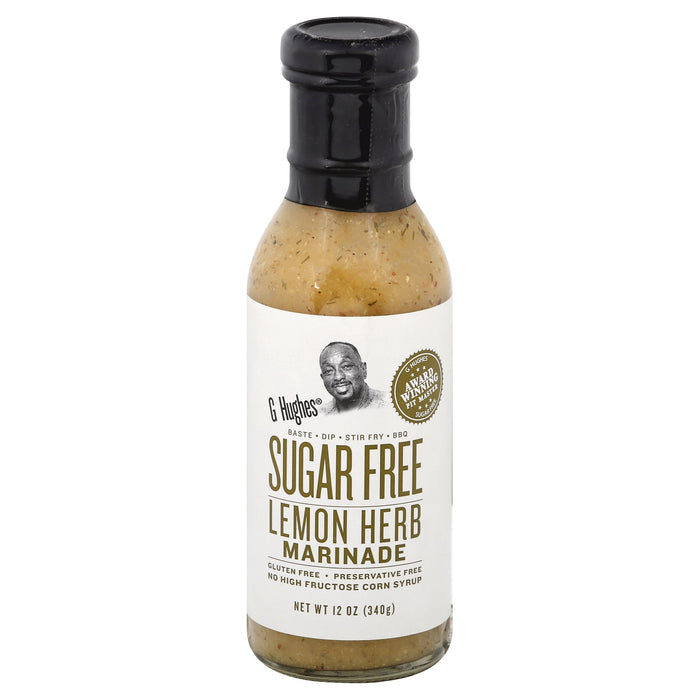 G Hughes Sugar-Free Lemon Herb Marinade (6-Pack, 12 Oz)