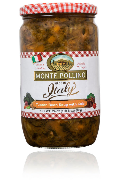 Monte Pollino Tuscan Bean & Kale Soup, 24 Oz (Case of 6)