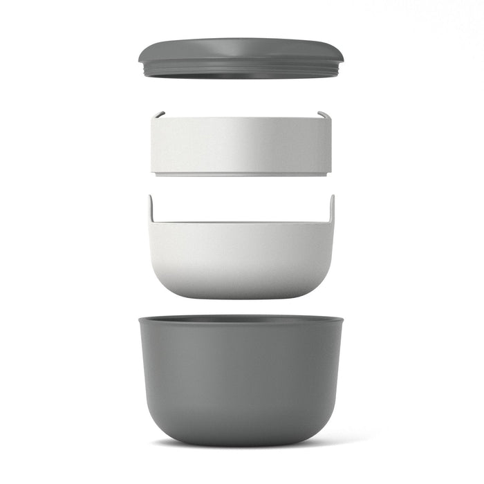 40 oz Lunch Set with heat-safe inserts - Smoke