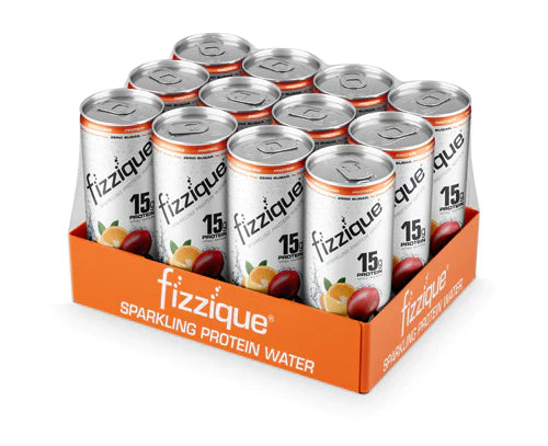 Fizzique Water Sparkling Protein Mango - 12-12 Fl Oz Case of 12