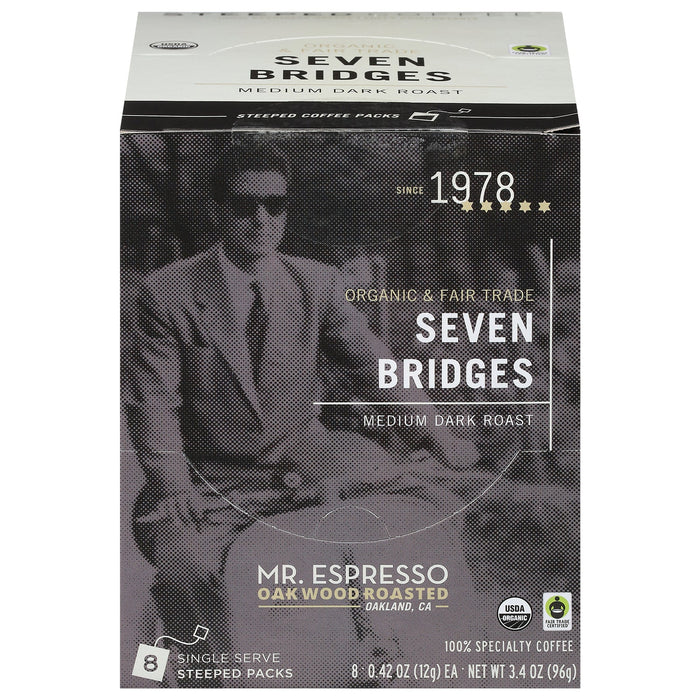 Steeped Coffee SS Cof Mr Esp 7 Bridges - 8 Ct Case of 3