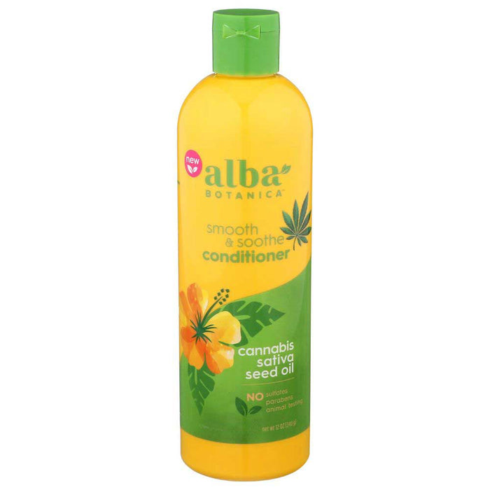 Alba Botanica Smooth & Soft Curls Conditioner - 12 Oz