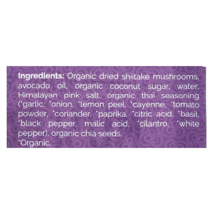 Pan's Zesty Thai Plant-Based Mushroom Jerky (Pack of 6 2.2 Oz Bags)