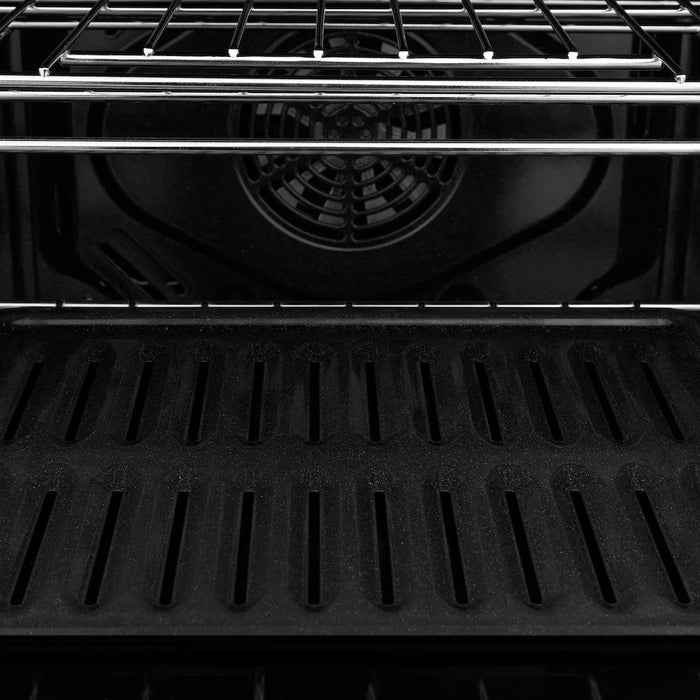 ZLINE 30"Professional True Convection Double Wall Oven, Air Fry, Self Clean, DuraSnow® Matte Black WADSZ-WM-30-MB