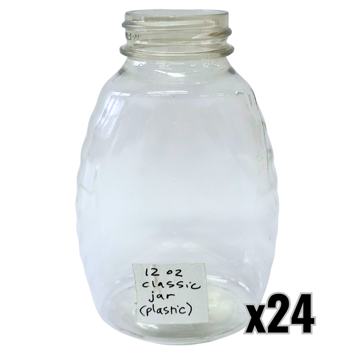 12 oz Plastic Classic Honey Jar