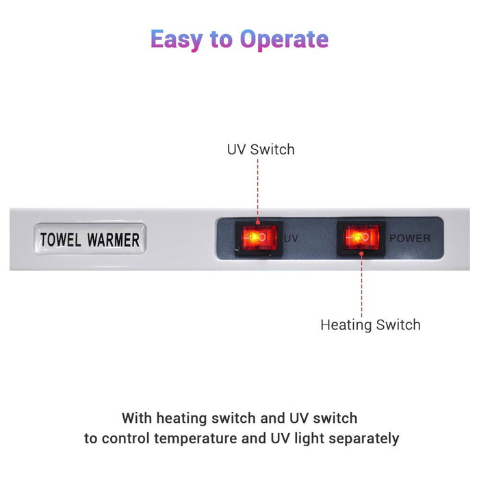 Yescom 5L Hot Electric Towel Warmer UV Sterilizer