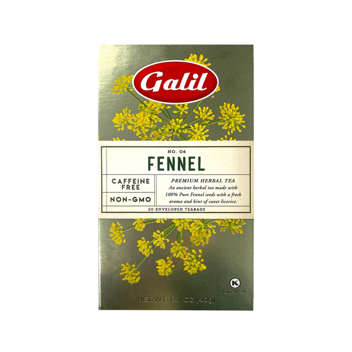 Fennel Herbal Tea | 20' Tea Bags | 1.41 oz | Galil