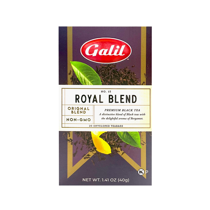 Royal Blend Black Tea | 20' Tea Bags | 1.41 oz | Galil