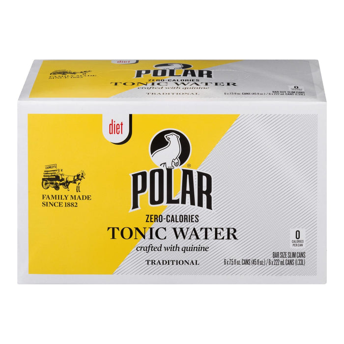 Polar Beverages Diet Tonic Water Case of 4 (6x7.5 fl.oz.)