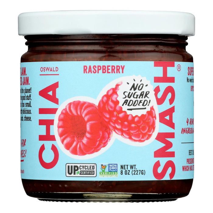 Oswald Jam Chia Smash Raspberry 8 Oz - Pack of 6