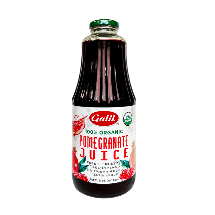 Organic Pomegranate Juice | 100% Juice | 1L | Galil