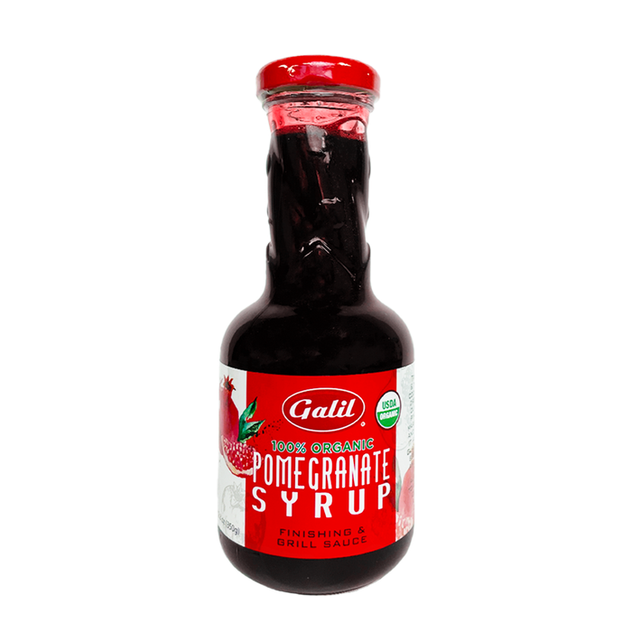 USDA Organic Pomegranate Syrup | Pomegranate Molasses | 12.3 oz | Galil