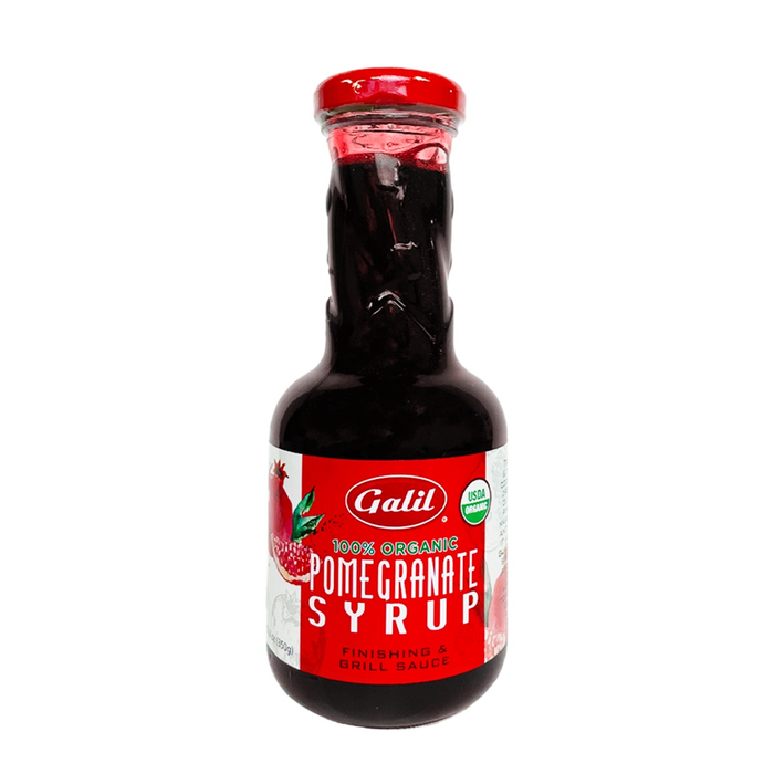 USDA Organic Pomegranate Syrup | Pomegranate Molasses | 12.3 oz | Galil