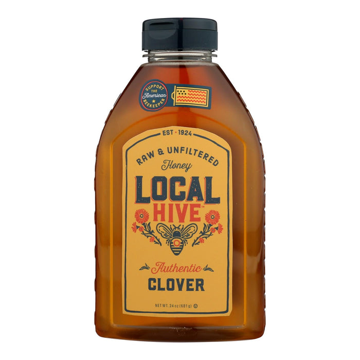 Clover Honey from Local Hive, 24 Oz (Case of 6)