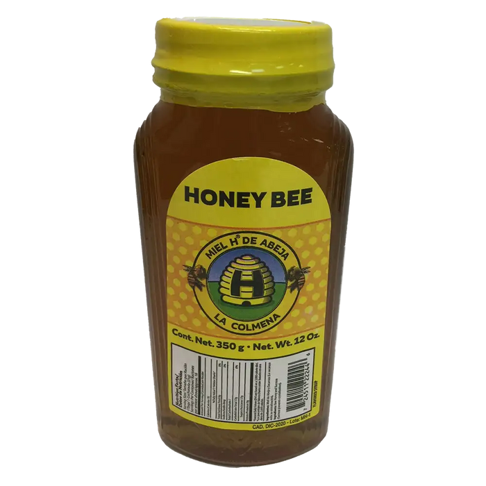 H Miel de Abeja Honey Syrup (Glass Jar) 12 oz