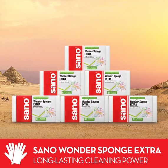 Magic Wonder Sponge Extra | 6 PCS | sano