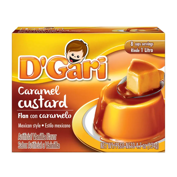 D'Gari Flan with Caramel 4.7 oz