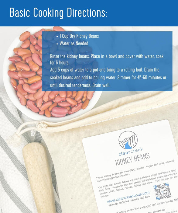 Kidney Beans | 4 LB | Certified Glyphosate Residue Free