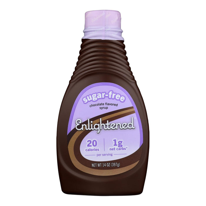 Enlightened Chocolate Syrup Sugar-Free, 14 oz - Case of 6