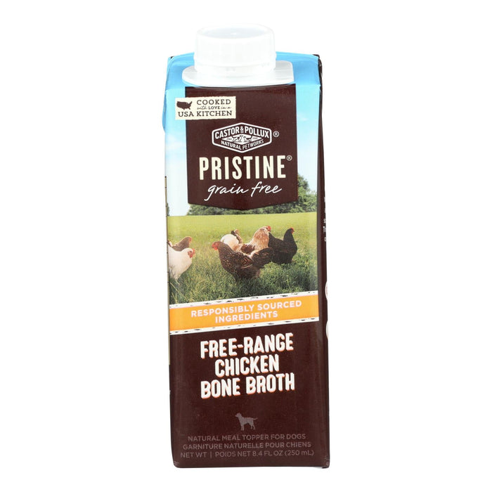 Castor & Pollux Green Free Range Chicken Bone Broth, 8.4oz (Case of 24)