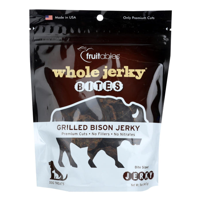 Fruitables Dog Treats Jrky Grilld Bison - 8-5 Oz