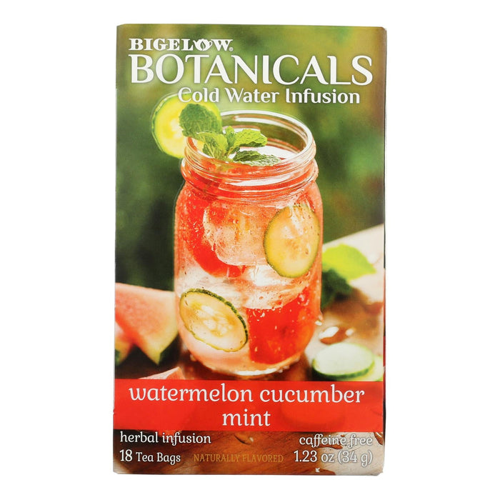 Bigelow Botanicals Watermelon Cucumber Mint Tea - 18 Tea Bags (Pack of 6)