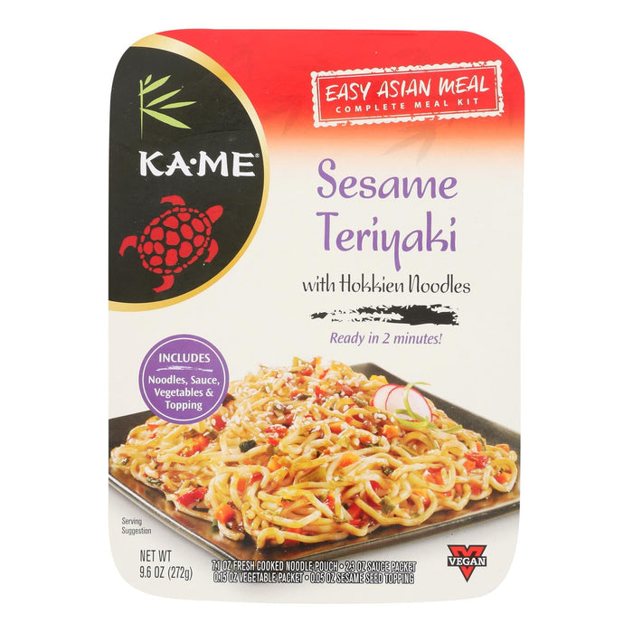 Ka'me Teriyaki Sesame Noodles - Case of 6 - 9.6 oz ea