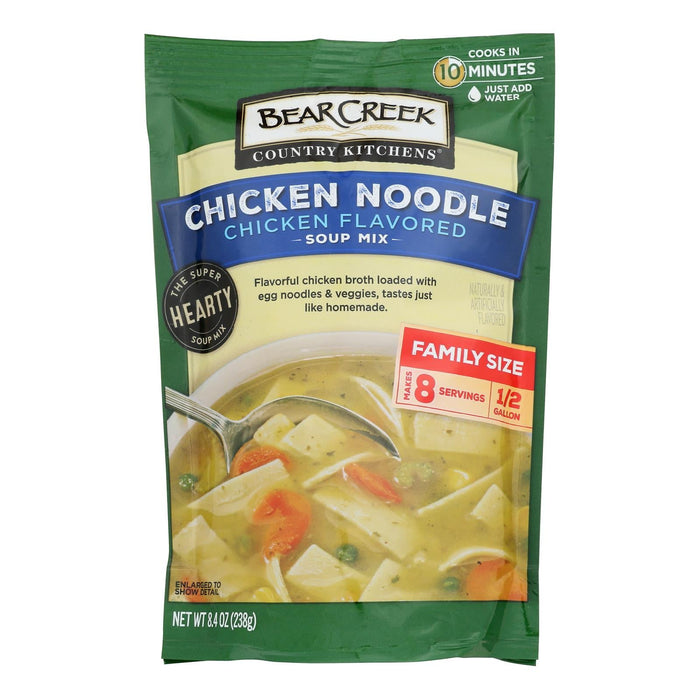 Bear Creek Chicken Noodle Soup Mix (8.4 Oz), Case of 6