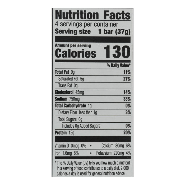 Epic Venison Sea Salt+Pepper Bar (Pack of 8 - 4.1 Oz)