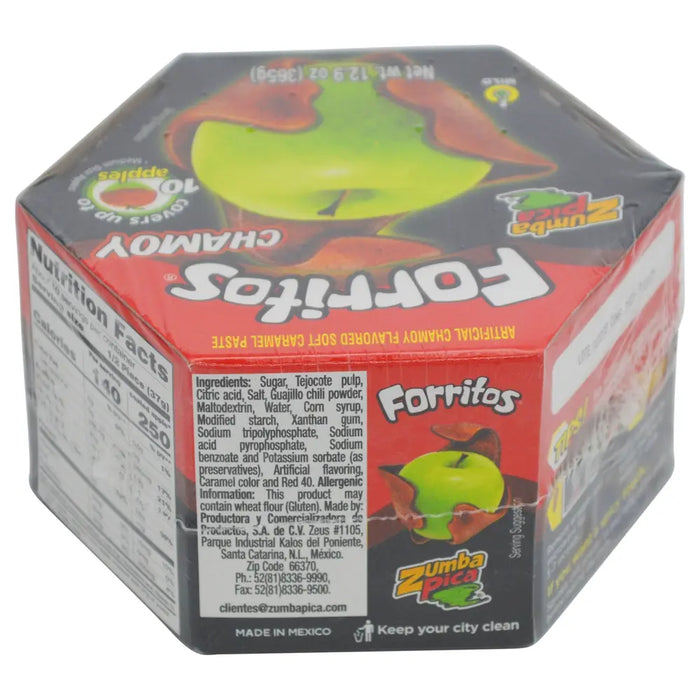 Zumba Pica Forritos Chamoy 5 ct