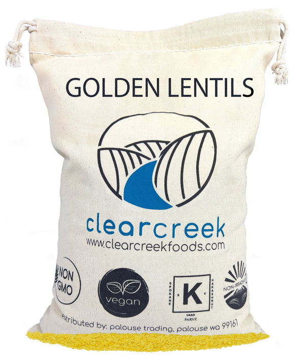 Golden Lentils | 4 LB | Certified Glyphosate Residue Free