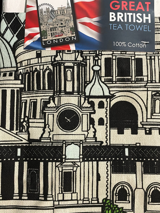 Sights of London Souvenir Tea Towel