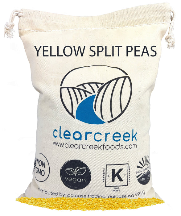 Yellow Split Peas | 4 LB | Certified Glyphosate Residue Free