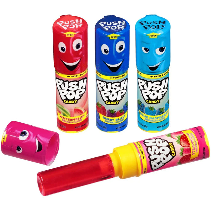 Push Pops Fruit Hard Candy .5 oz