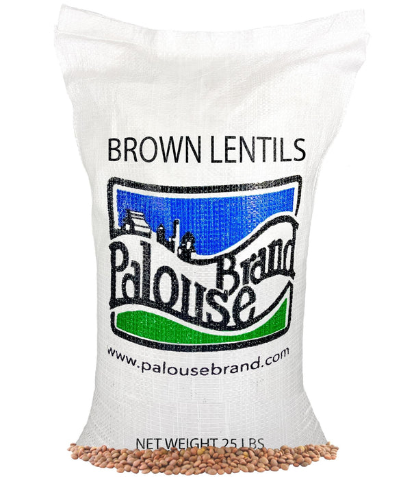 Brown Lentils | 25 LB | Certified Glyphosate Residue Free