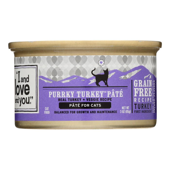 Purrky Turkey Recipe Wet Cat Food - Enticing Protein Delight, 24 x 3 Oz