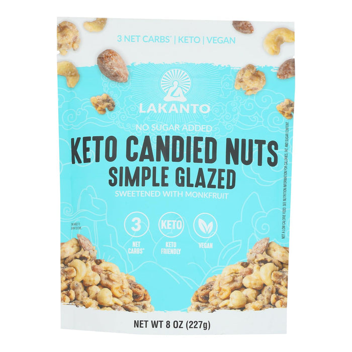 Lakanto Keto Simple Glazed Nuts - 8 oz., Case of 12