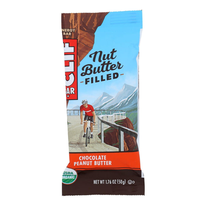 Clif Bar Organic Nut Butter-Filled Energy Bar: Chocolate Peanut Butter, 12 Pack, 1.76 Oz. Each