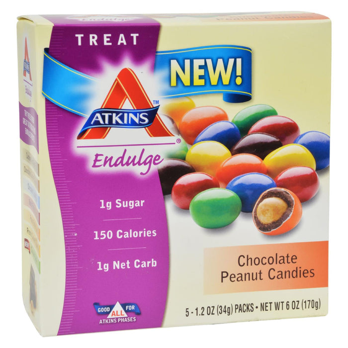Atkins Endulge Chocolate Peanut Candies - 5 Pack, 1.2 Oz