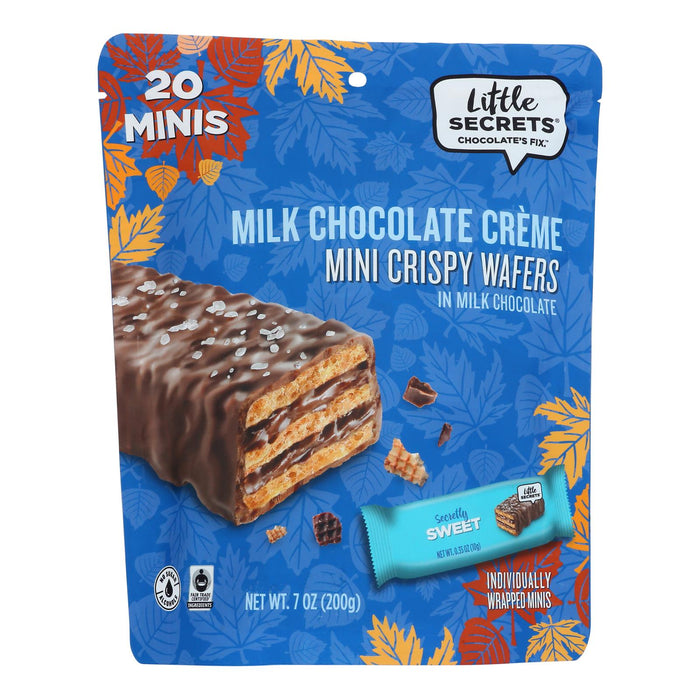 Little Secrets Milk Chocolate Sea Salt Fall Bars, 7 Oz - Pack of 6